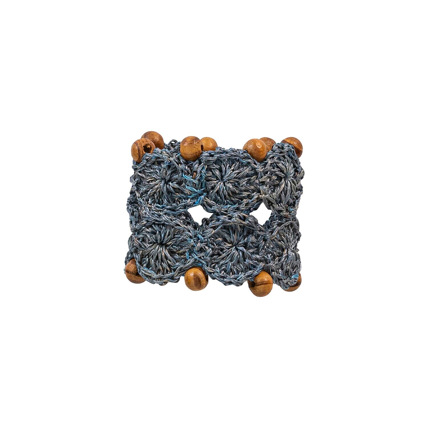 Juliska Macrame Chambray Napkin Ring LR74/47, MPN: LR74/47, 810090269771