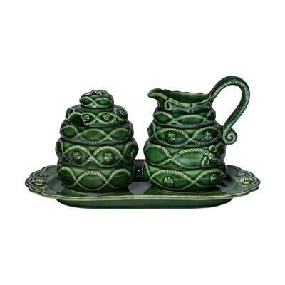Juliska Veronica Beard Jardins du Monde Creamer Sugar Set JMX23SET/G, MPN: JMX23SET/G, 810090266732