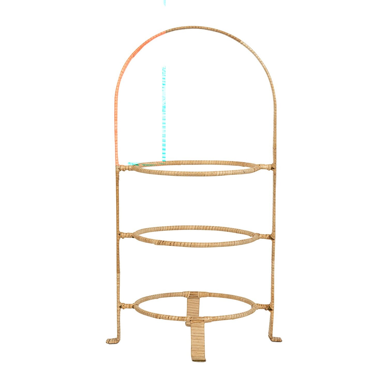 Juliska Provence Rattan Whitewash Three Tiered Plate Server RT31/10, MPN: RT31/10, 810090269504