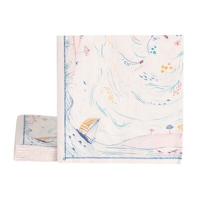 Juliska Country Estate Seaside Luncheon Paper Napkin Pack 20 NL03/88, MPN: NL03/88, 810113170503