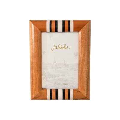 Juliska Stonewood Stripe 4 Inch x 6 Inch Frame SF04/390, MPN: SF04/390, 810090264943