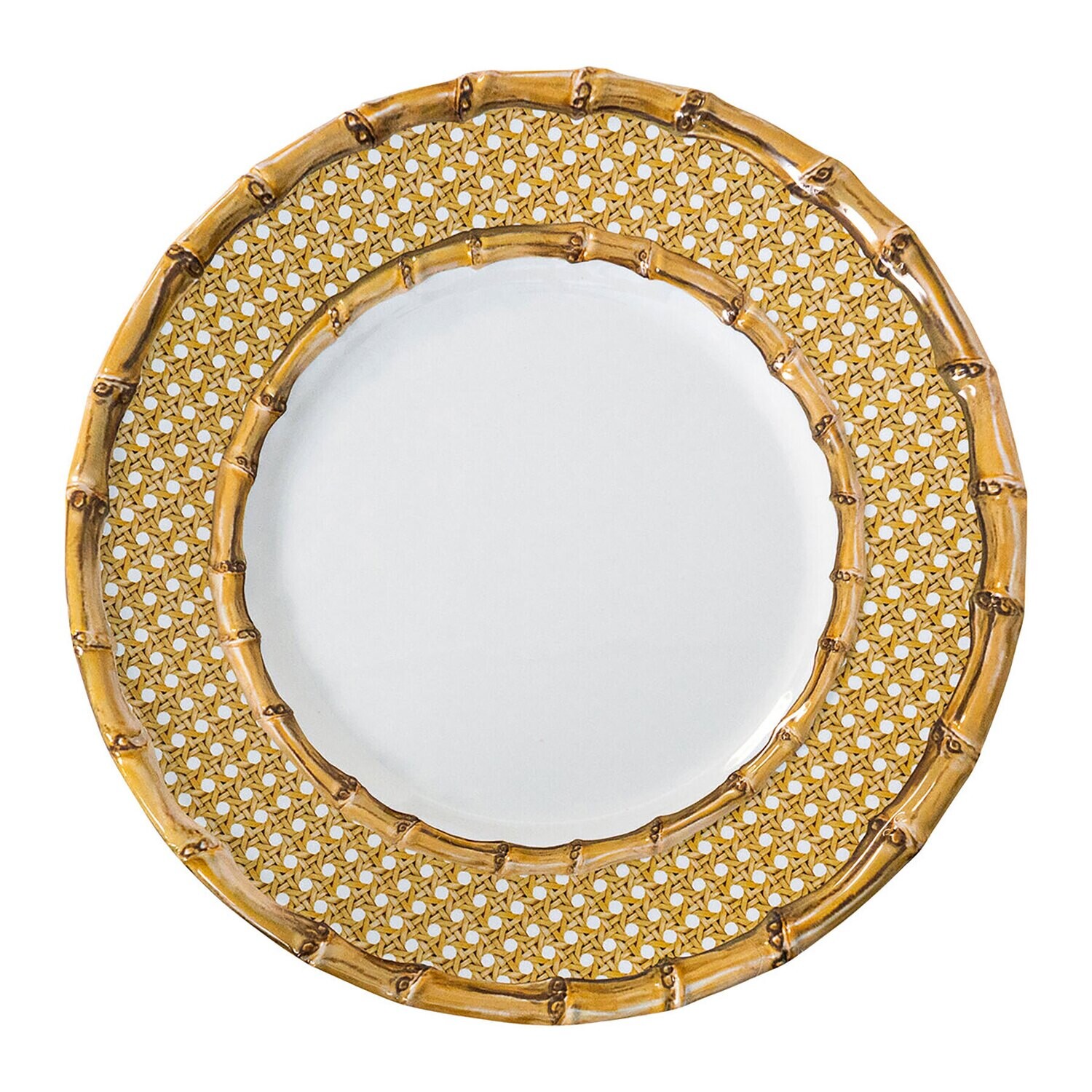 Juliska Bamboo Caning Melamine Dinner Plate BBM01/34, MPN: BBM01/34, 810113170541