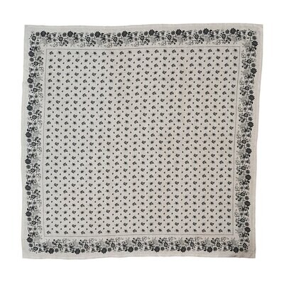 Juliska Mirabelle Noir Linen 54 Inch Square Tablecloth TC03/94, MPN: TC03/94, 810113170398