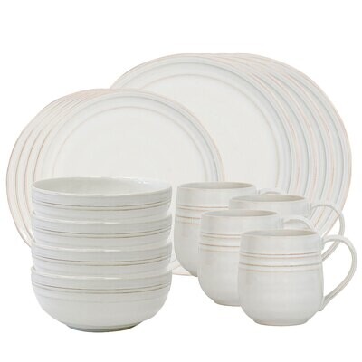 Juliska Bilbao Whitewash 16 Piece Set KC200SET/10, MPN: KC200SET/10, 810113170237