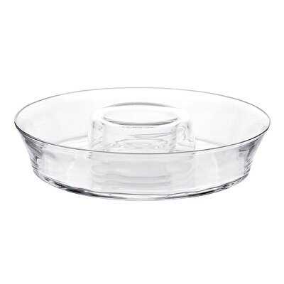 Juliska Puro Glass Chip and Dip PG114/C, MPN: PG114/C, 810090265971