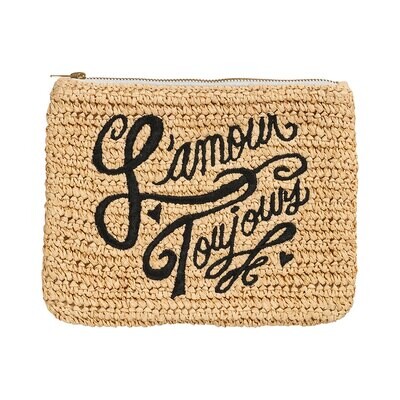 Juliska L&#39;Amour Toujours Large Zipper Pouch LTT02/66, MPN: LTT02/66, 810113170640