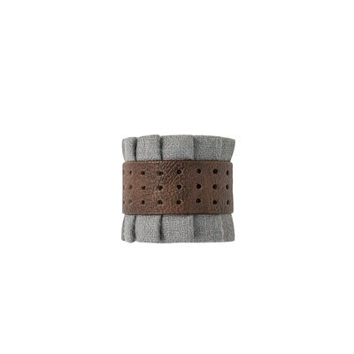 Juliska Ruffle Grey Wool Napkin Ring LR71/88, MPN: LR71/88, 810090265322