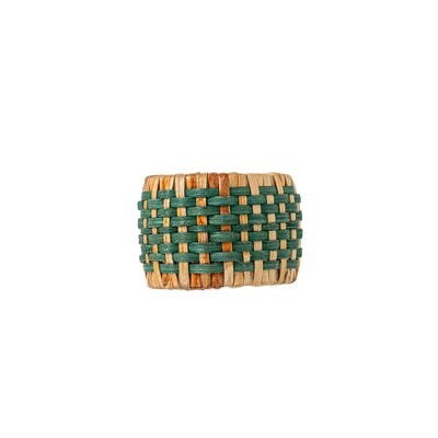 Juliska Woven Green Napkin Ring LR72/21, MPN: LR72/21, 810090265407