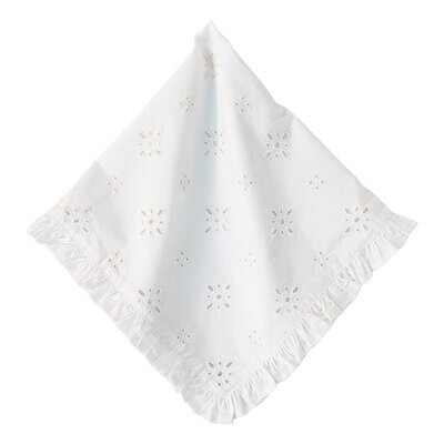 Juliska Eyelet White Napkin LB91/130, MPN: LB91/130, 810090269597