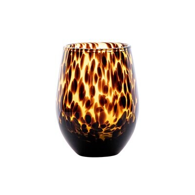 Juliska Puro Tortoiseshell Stemless Wine Glass TO658/210, MPN: TO658/210, 810090266299