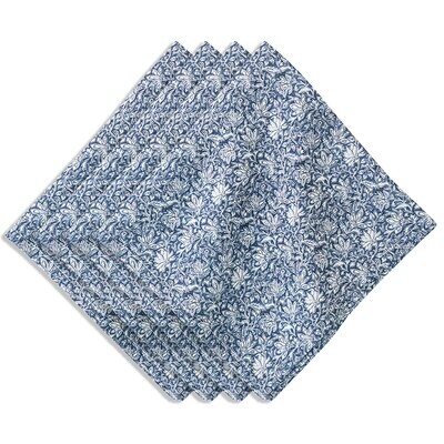 Juliska Veronica Beard Bohemian Vine Navy Napkin Set of 4 VBL90/44, MPN: VBL90/44, 810090266657