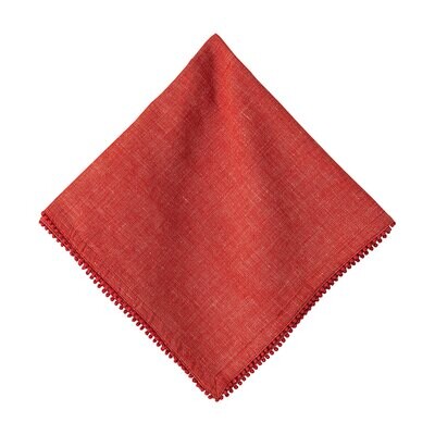 Juliska Berry Trim Red Napkin LB92/74, MPN: LB92/74, 810090269719