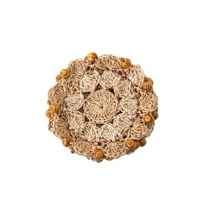 Juliska Macrame Natural Coaster Set of 4 CS01/38, MPN: CS01/38, 810090269818