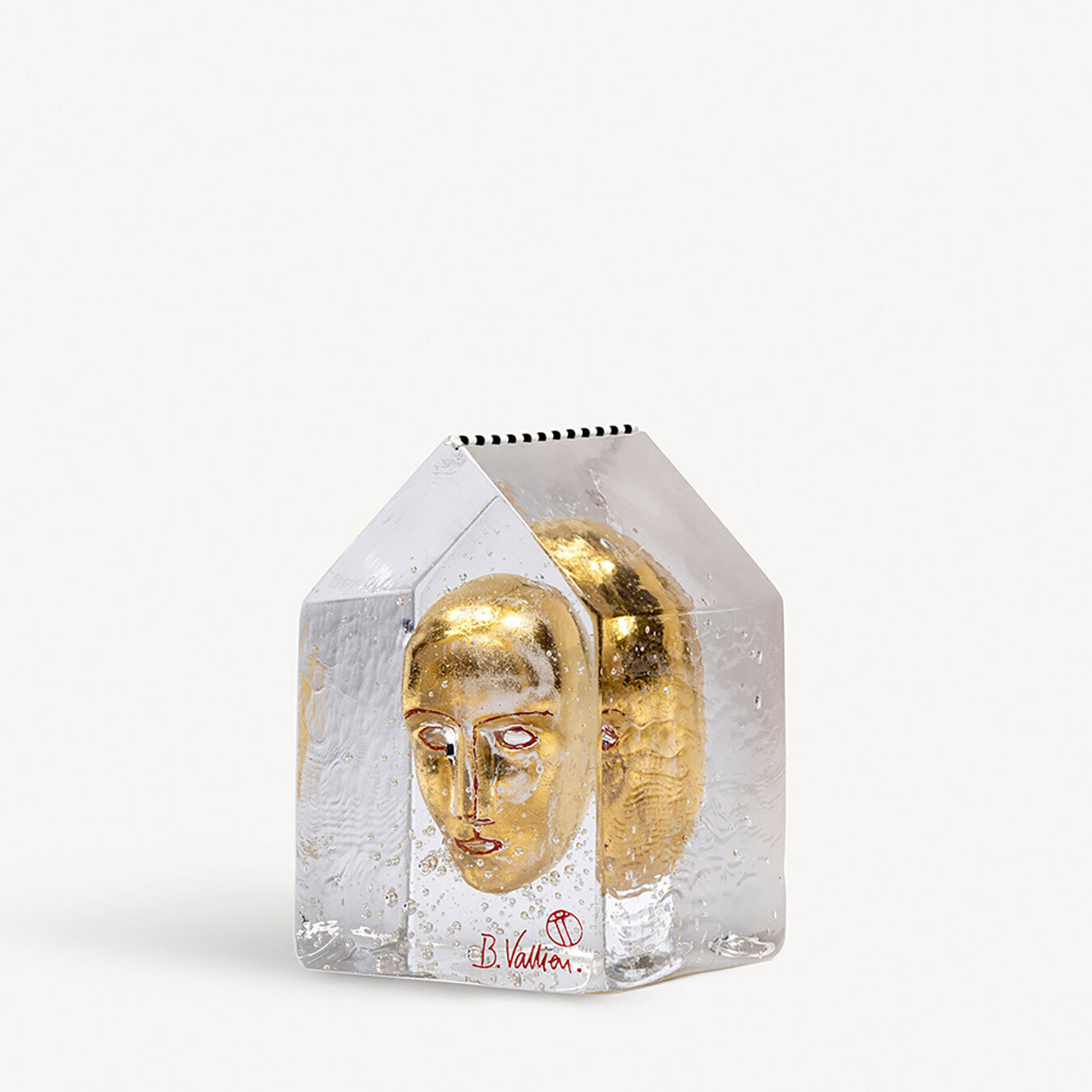 Kosta Boda My Palace Golden Head Clear Gold 7520198