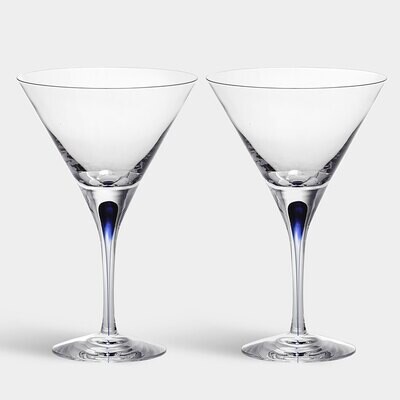 Orrefors Intermezzo Blue Martini 2-Pack 6257406, MPN: 6257406, 7319672574065