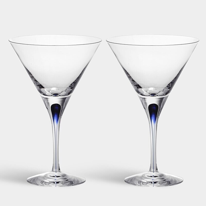 Orrefors Intermezzo Blue Martini 2-Pack 6257406