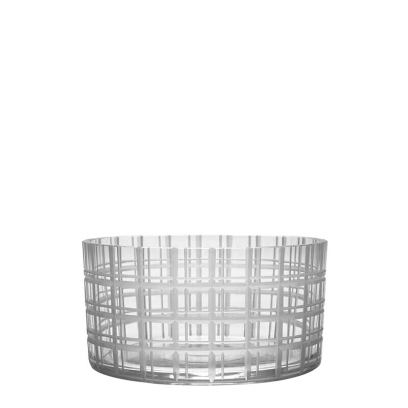 Orrefors Cut In Number Checkers Bowl Small 6552522
