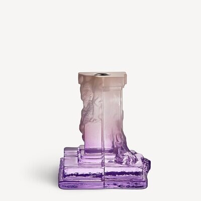 Kosta Boda Rocky Baroque Candlestick Lilac Haze Medium 7062104, MPN: 7062104, 7321646071135