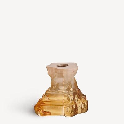 Kosta Boda Rocky Baroque Candlestick Amber Haze Small 7062309, MPN: 7062309, 7321646095438