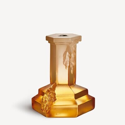 Kosta Boda Rocky Baroque Candlestick Amber Haze Large 7062311, MPN: 7062311, 7321646095452