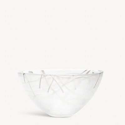 Kosta Boda Contrast Bowl White White Medium 7052207, MPN: 7052207, 7321646082100