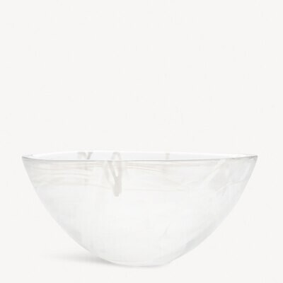 Kosta Boda Contrast Bowl White White Large 7052206, MPN: 7052206, 7321646082087