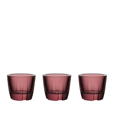 Kosta Boda Bruk Votive Purple 3-Pack 7061633, MPN: 7061633, 7321646041770