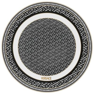 Versace La Greca Signature Black Service Plate 19335-403765-10263, MPN: 19335-403765-10263, 7909551…