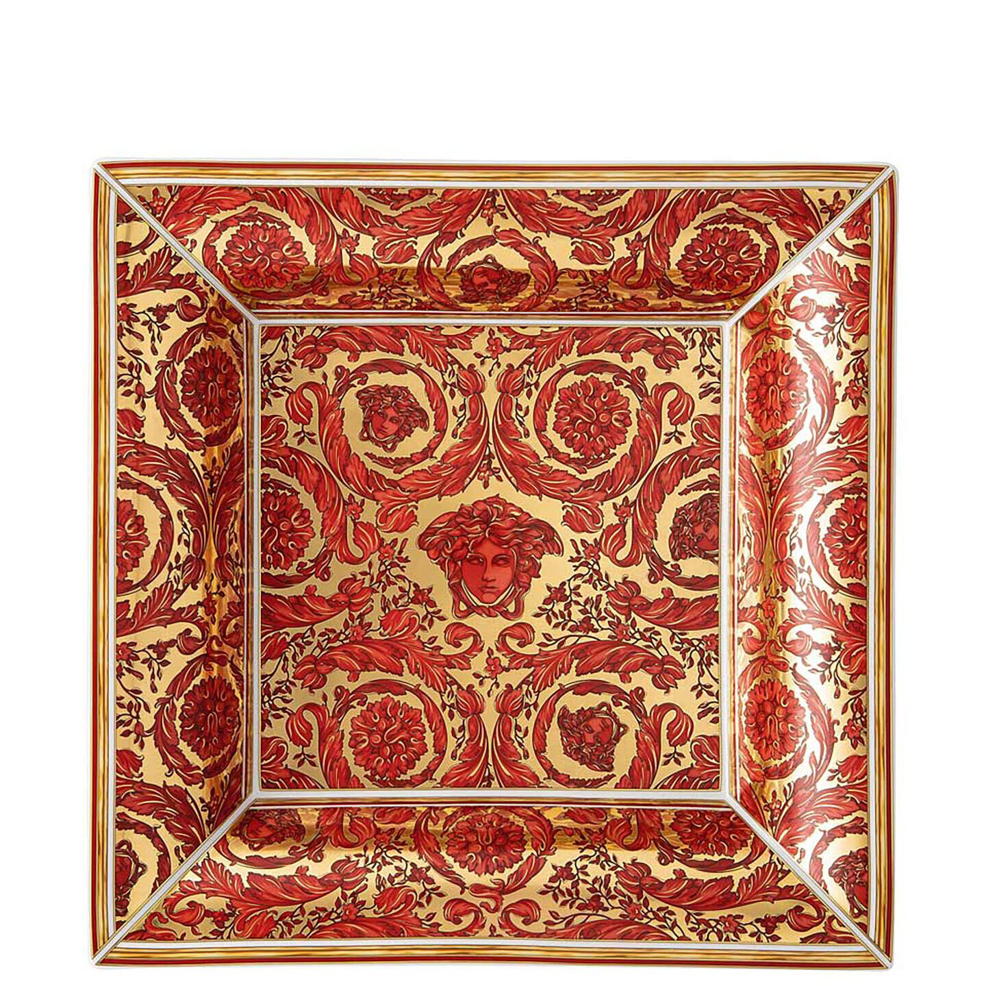 Versace Medusa Garland Red Tray 14240-409958-25828, MPN: 14240-409958-25828, 790955192225