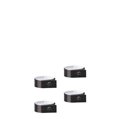 Versace Medusa Set of 4 Tea Lights Black 69201-321644-05885, MPN: 69201-321644-05885, 790955192508