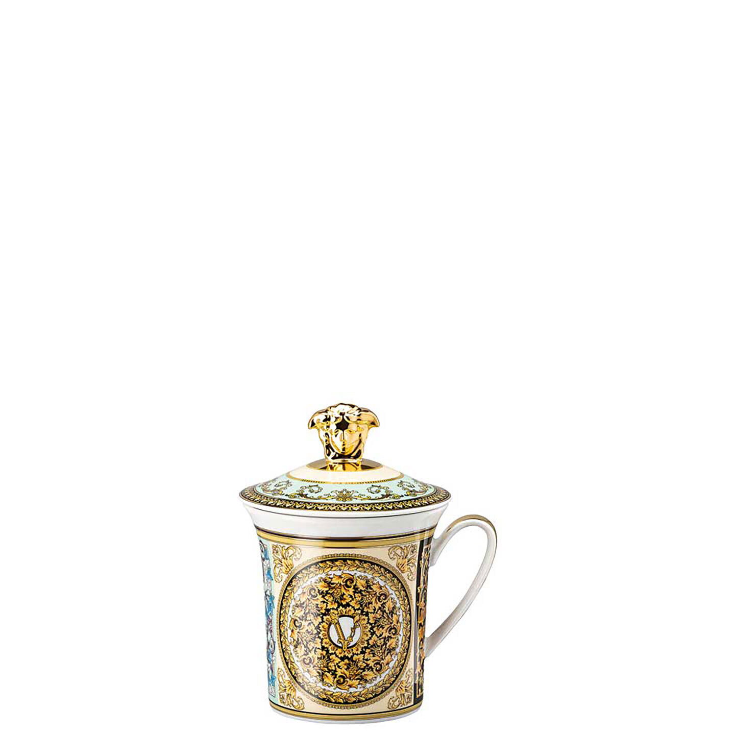 Versace 30 Years Barocco Mosaic Mug with Lid 19315-403728-28700, MPN: 19315-403728-28700, 790955192…