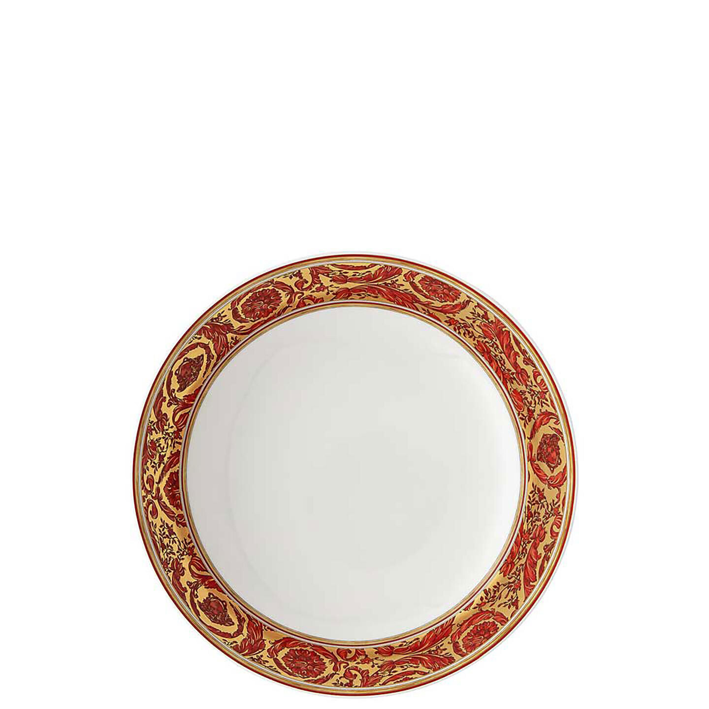 Versace Medusa Garland Red Rim Soup8 1 2 in 19335-409958-10322, MPN: 19335-409958-10322, 7909551923…