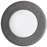 Raynaud Limoges Mineral Irise Dark Grey Deep plate with engraved rim 10.6 in 0339-23-250027, MPN: 0…