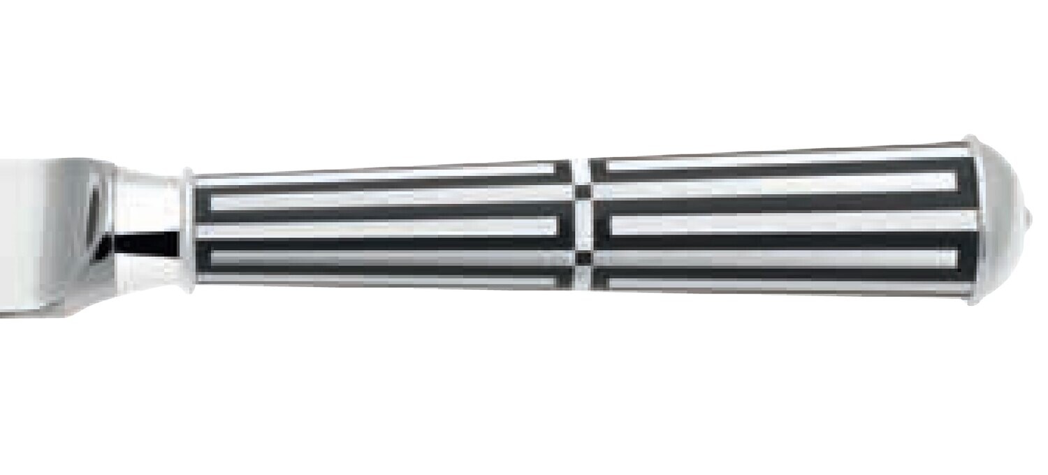 Ercuis France Paquebot Black Fish Knife 8.375 Inch Silver Plated F600571-08, MPN: F600571-08,