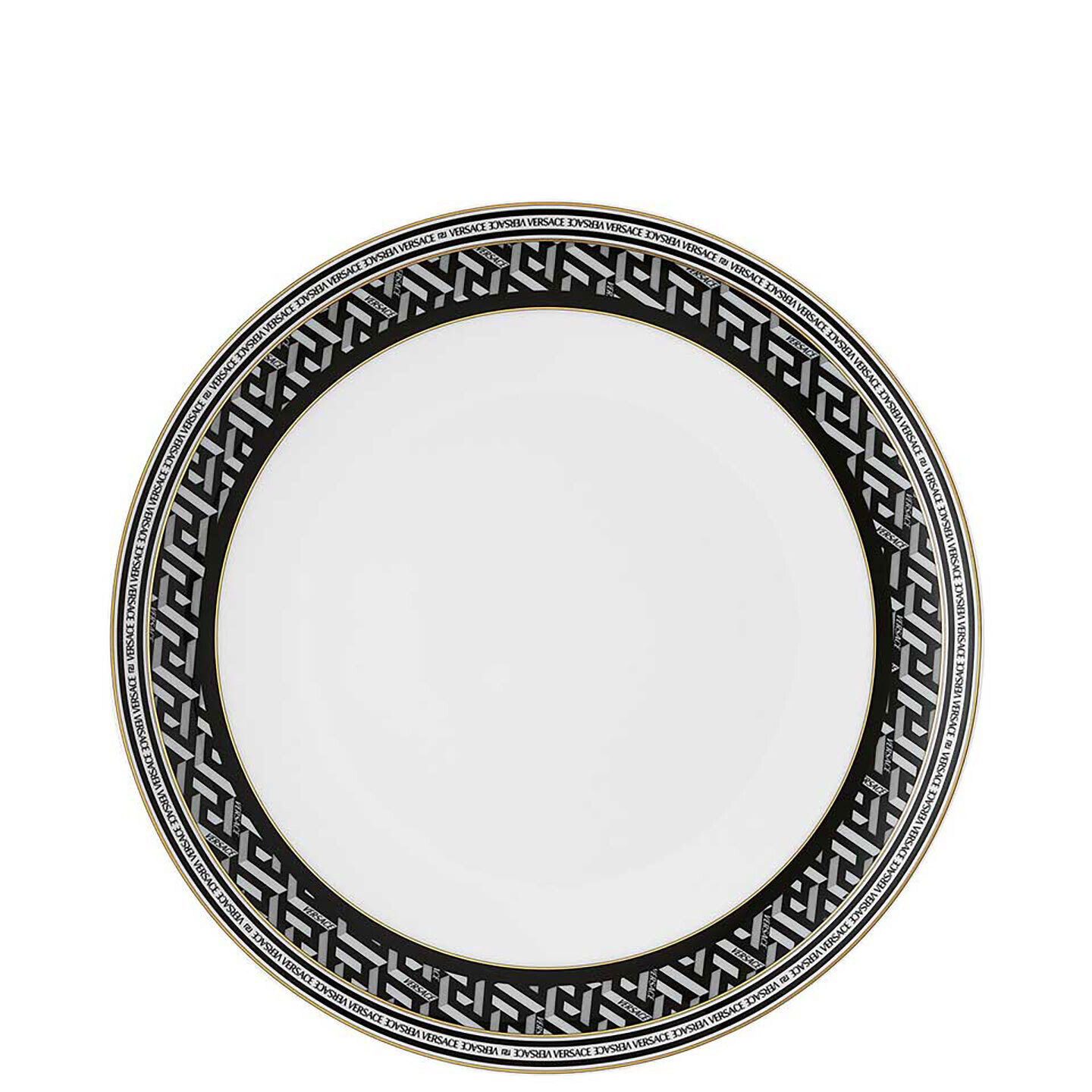 Versace La Greca Signature Black Dinner Plate 19335-403765-10229, MPN: 19335-403765-10229, 79095519…