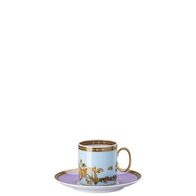 Versace Butterfly Garden Modern Coffee Cup &amp; Saucer 19335-409609-14740, MPN: 19335-409609-14740, 79…
