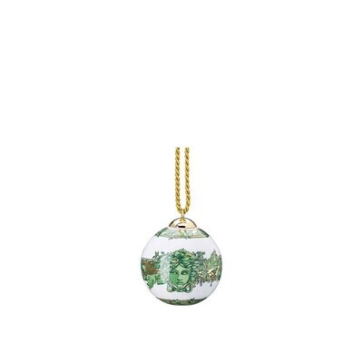 Versace Medusa Garland Red Globe Ornament3 in 14283-409959-27940, MPN: 14283-409959-27940, 79095519…
