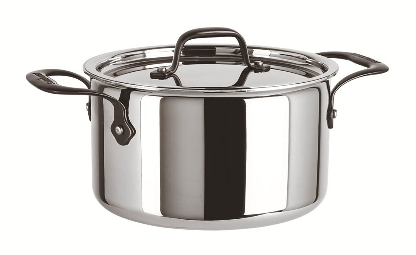 Sambonet Home Chef 5-Ply Sauce Pot with Lid 2 Hdls 51107-70