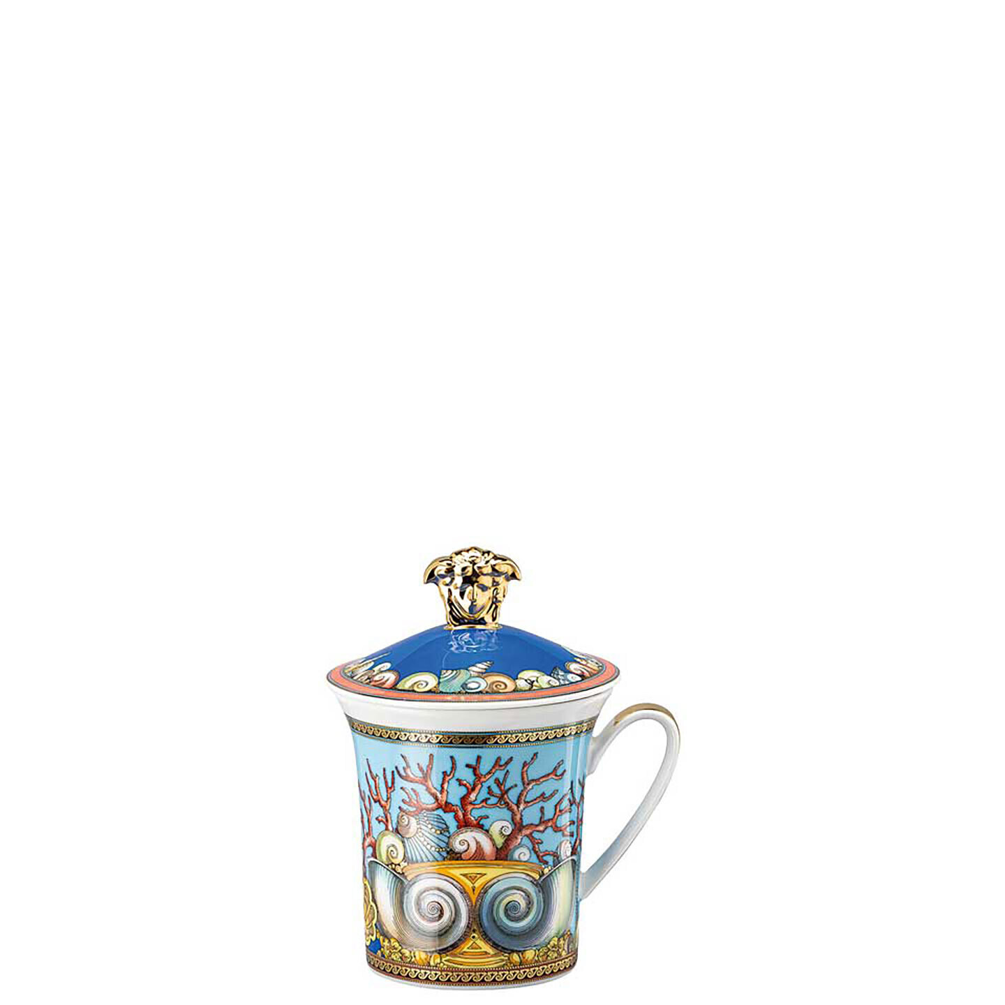 Versace 30 Years Les Tresors de la Mer Mug with Lid 19315-409608-28700, MPN: 19315-409608-28700, 79…