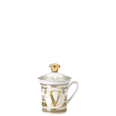 Versace 30 Years Virtus Gala White Mug with Lid 19315-403730-28700, MPN: 19315-403730-28700, 790955…