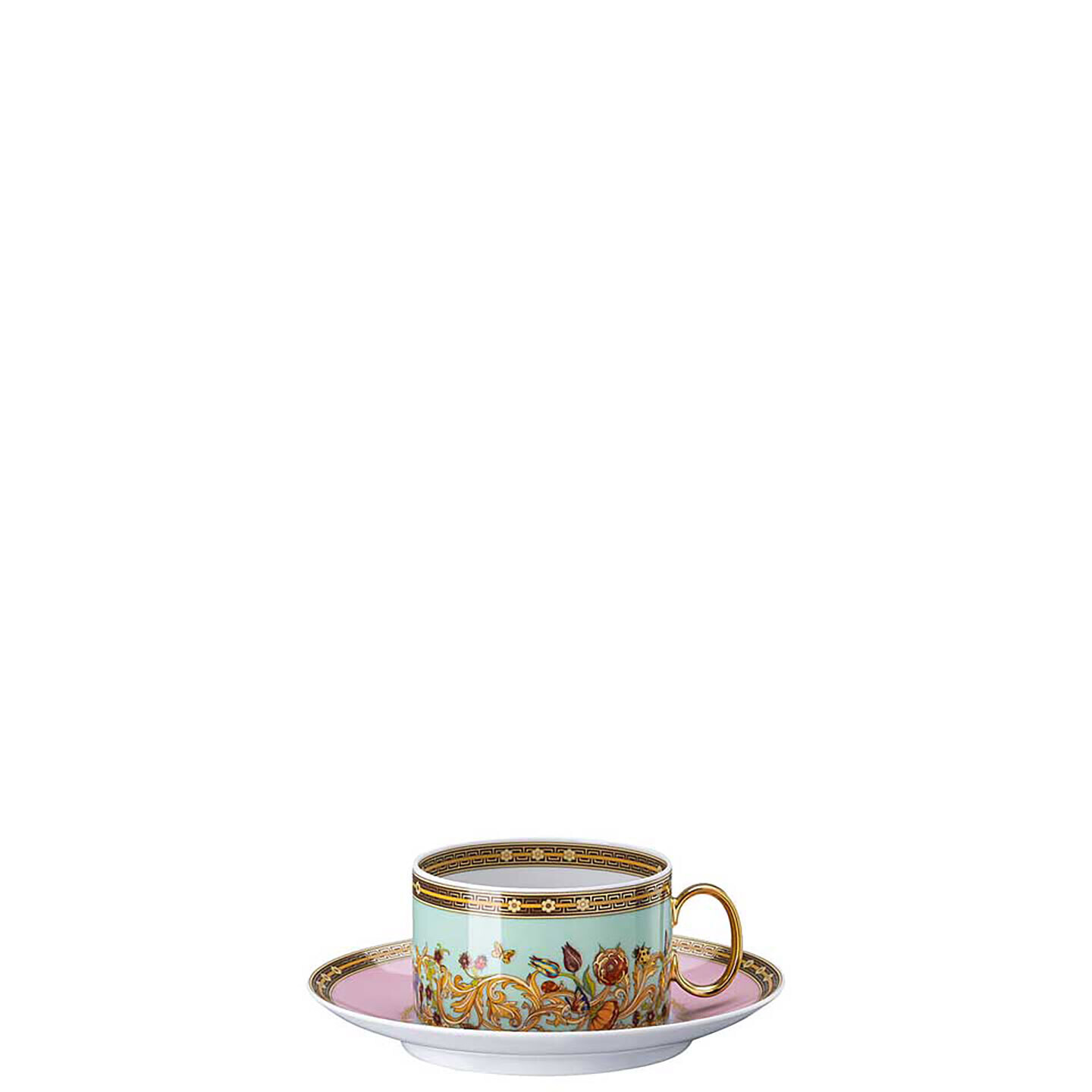 Versace Butterfly Garden Modern Tea Cup & Saucer 19335-409609-14640
