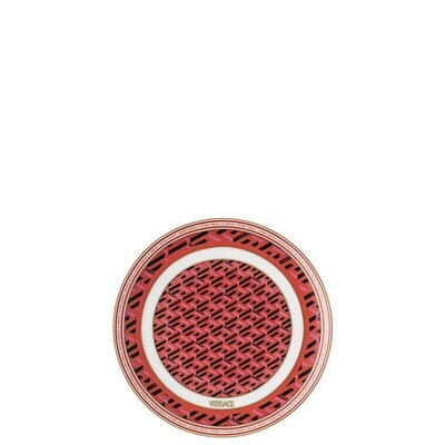 Versace La Greca Signature Red Bread &amp; Butter Plate 19335-403766-10217, MPN: 19335-403766-10217, 79…