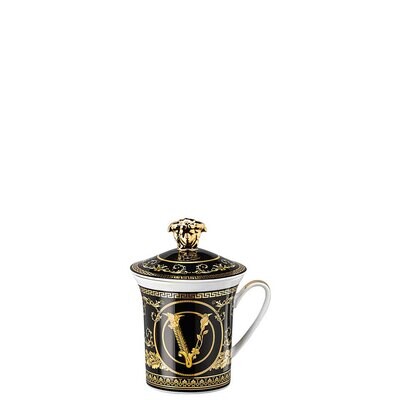 Versace 30 Years Virtus Gala Black Mug with Lid 19315-403729-28700, MPN: 19315-403729-28700, 790955…