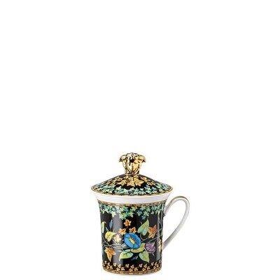 Versace 30 Years Gold Ivy Mug with Lid 19315-409611-28700, MPN: 19315-409611-28700, 790955192737