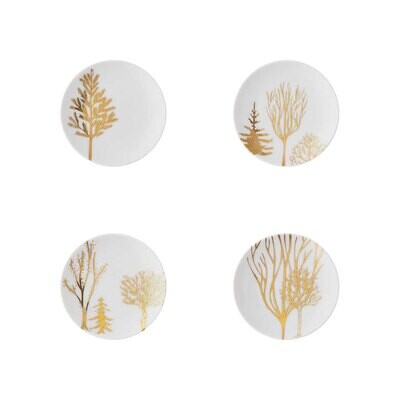 Rosenthal TAC Festive Trees Set Of 4 Plates Trees 11280-426374-28699, MPN: 11280-426374-28699, 7909…
