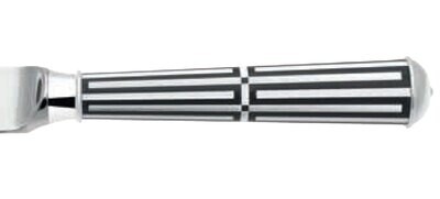 Ercuis France Paquebot Black Cheese Knife 2 Prongs 7.5 Inch Silver Plated F600571-77, MPN: F600571-…