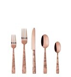 Sambonet Jungle PVD Copper 6 pc Cake Fork Set in Wooden Box 52767CA5, MPN: 52767CA5,