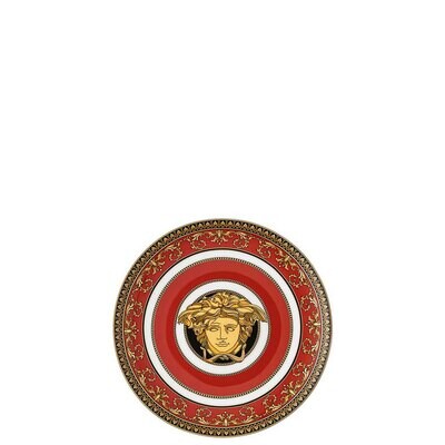 Versace Medusa Red Modern Bread &amp; Butter Plate 19335-409605-10217, MPN: 19335-409605-10217, 7909551…