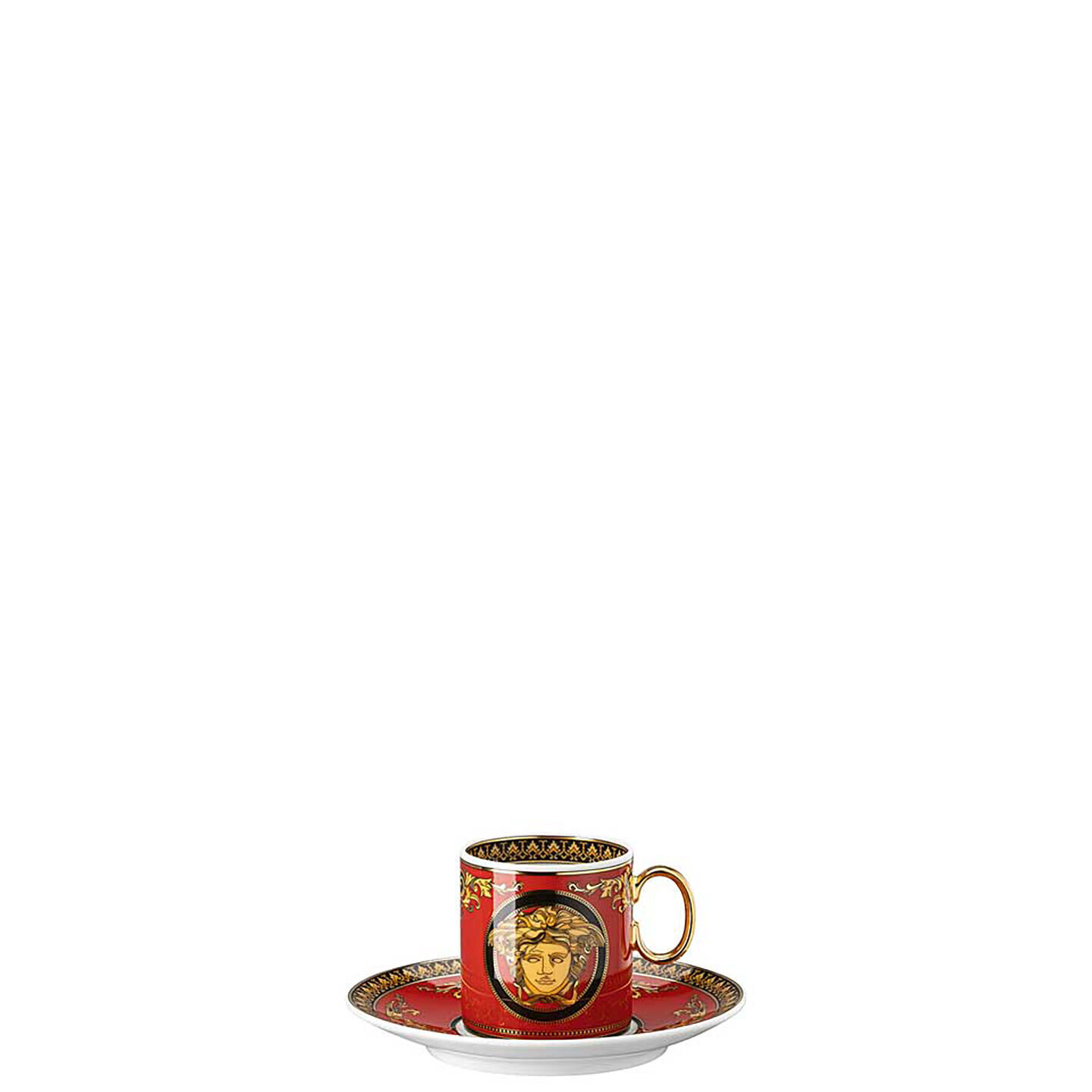 Versace Medusa Red Modern AD Cup &amp; Saucer 19335-409605-14715, MPN: 19335-409605-14715, 790955192140