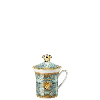 Versace 30 Years Scala Palazzo Verde Mug with Lid 19315-403664-28700, MPN: 19315-403664-28700, 7909…